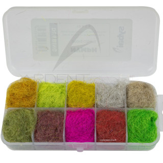 Sybai Nymph Bright Colors Dubbing Dispenser Box