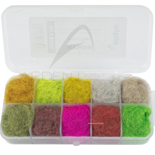 Sybai Flash Nymph Bright Colors Dubbing Dispenser Box