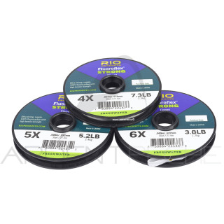Fili fluorocarbonio RIO Fluoroflex STRONG Pack 3 bobine (27m)
