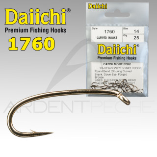 Fly hook DAIICHI 1760 Nymph heavy wire
