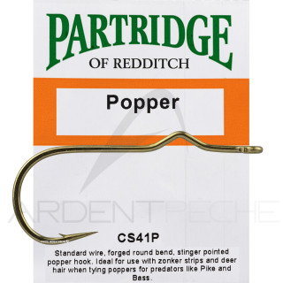 Amo mosca PARTRIDGE Popper CS41P - Ardent fly fishing