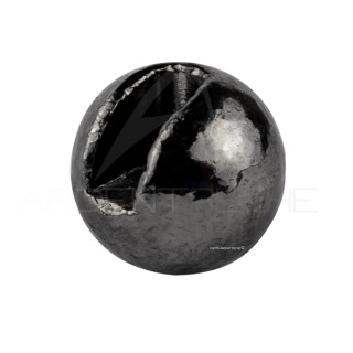 Slotted Tungsten Beads ECO Nickel Black