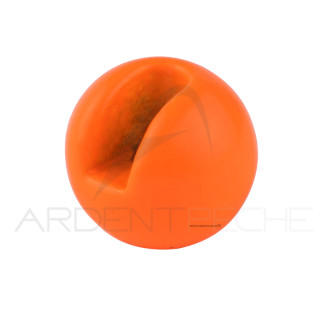 Slotted Tungsten Beads ECO Orange