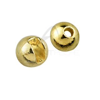 Bidoz Slotted Tungsten Bead Gold