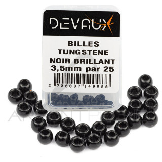 DEVAUX Tungsten Bead Shiny Black