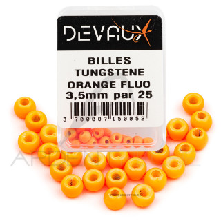 DEVAUX Tungsten Bead Fluo Orange
