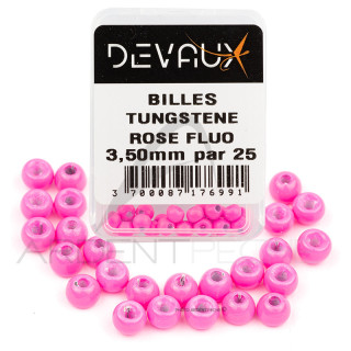 DEVAUX Tungsten Bead Fluo Pink