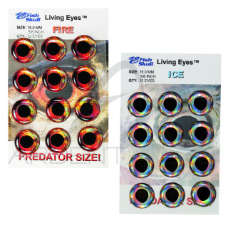 Occhi 3D Fish skull living eyes