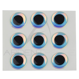 Occhi 3D adesivi XL 13 mm