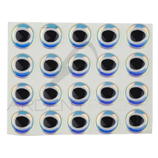 Occhi 3D adesivi pupilla ovale Perla