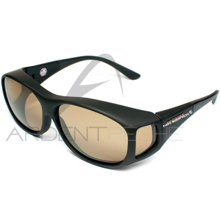 Photochromic clip-on overglasses COCOONS polarised amber