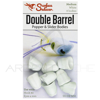 Double Popper Head White
