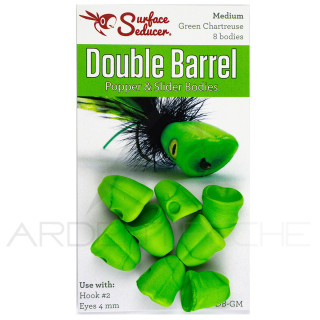 Double Popper Head Chartreuse