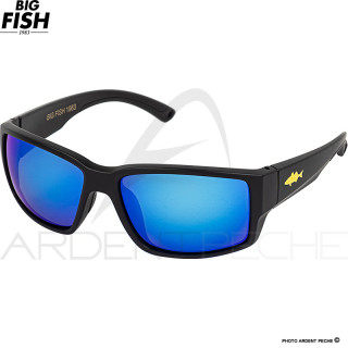 Occhiali polarizzati BIG FISH 1983 The mask Sea bass blue iridium Mat black