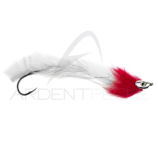 Mosca streamer luccio lucioperca STS RH White Red
