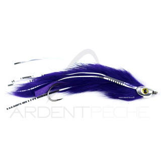 Mosca streamer luccio pesce persico STS RH Purple