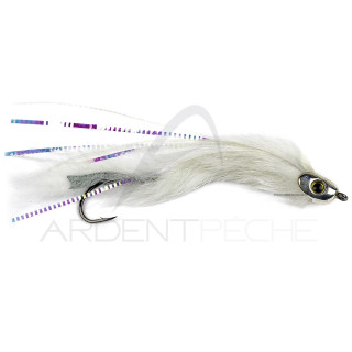 Mosca streamer luccio Sandra STS RH White