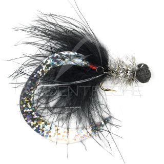 Mosca FMF Streamers Black Humungus Wiggle Tail Booby 977206