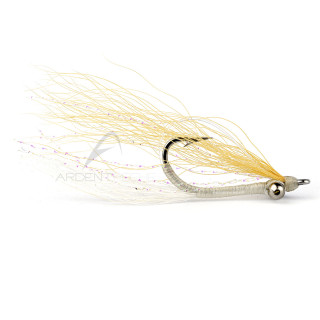 Mosca RIO Skinny Water Clouser Minnow Weedless Tan/White