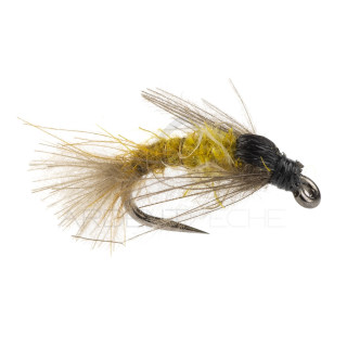 Mosca STS CDC caddis nymph olive