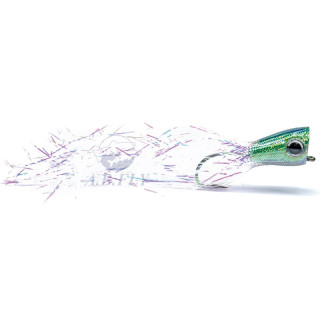 Rainy´s GREEN/WHITE KRISTAL POPPER Flies