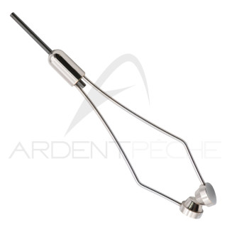 Bobbin Holder DEVAUX Ceramic Nickel 2 - Ardent fly fishing