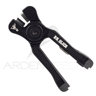 Line cutter plier Dr Slick Cyclone Nippers Offset black