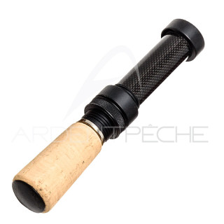 DEVAUX woven carbon reel seat plus fighting butt