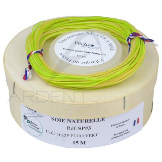Coda di topo Naturale Peche à Soie Parallela (15m) Fluo verde SP