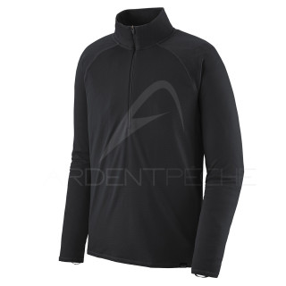 intimo PATAGONIA Men's Capilene Midweight Zip-Neck black