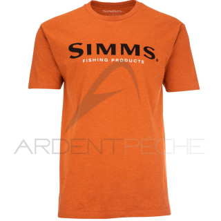 T-shirt SIMMS Logo Adobe Heather