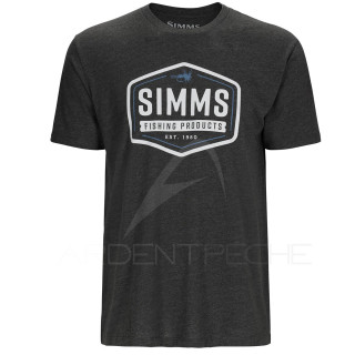 T-shirt SIMMS Fly Patch T-Shirt Charcoal Heather