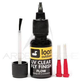 UV Resin LOON clear fly finish flow