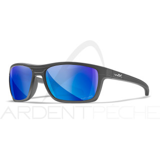Polarized sunglasses WILEY X Kingpin captivate Blue mirror matte graphite frame