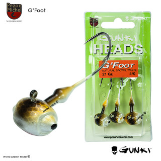 Testina piombata GUNKI G´Foot