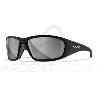 Polarised Sunglasses WILEY X Boss Silver flash Matte black frame
