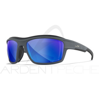 Polarized sunglasses WILEY X Ozone Captivate Blue Mirror Matte grey frame