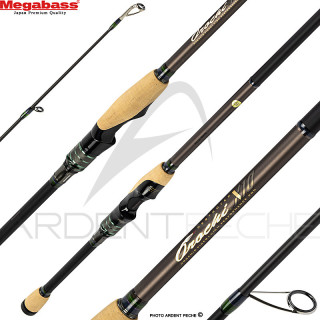 Spinning rod MEGABASS Orochi X10 F3 1/2 70 XTS Jadepython