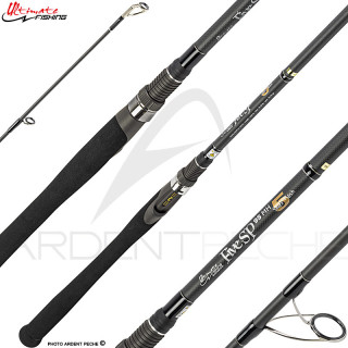 Canna spinning ULTIMATE FISHING Five spin 95 MH Silver flash