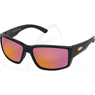 Polarised sunglasses BIG FISH 1983 The mask evo Sea bass Pink red iridium Mat black
