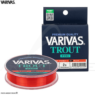 Fili nylon VARIVAS Trout nylon orange 100m