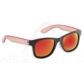 Polarized sunglasses FLYING FISHERMAN Spray Jr angler Black/Red Red mirror