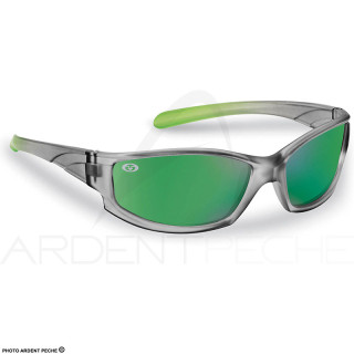 Polarized sunglasses FLYING FISHERMAN Buoy Jr angler Gray/Lime Green mirror