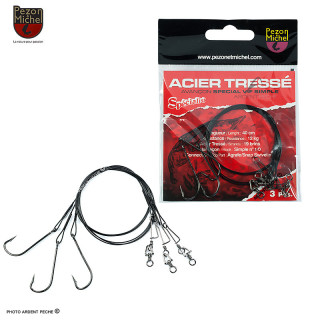 PEZON ET MICHEL Special Live Bait Single Hook Trace