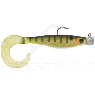 Soft lure HYPERLASTICS Curlyminn round jig head 6 21g