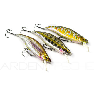 Pack de 3 poissons nageurs truite MEGABASS Great hunting humpback 51 S