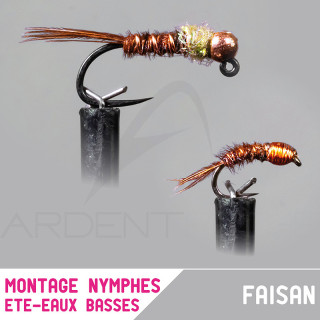 Nymph rig GARBOLINO Summer low water / Pheasant tail