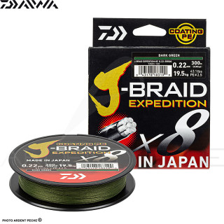 Trecciato DAIWA J Braid expedition Dark green 300m
