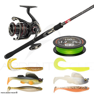 Pack premium spinning TENRYU Injection SP 76 M + SHIMANO Vanford 2500 HG