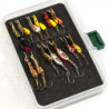 Maxi combo di rotanti e ondulanti trota PANTHER MARTIN DUO SICO LURE SMITH MEPPS